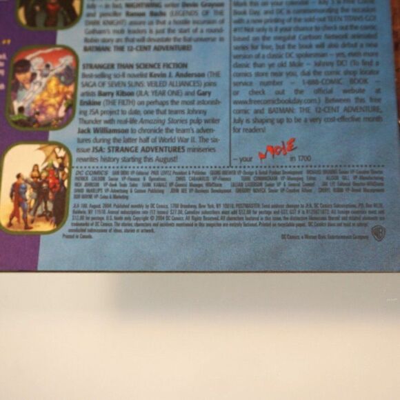 2 Issues JLA 2004 Justice League Of America #100 Schism #105 Womans Work - Picture 10 of 10